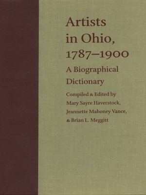 cover image of Artists in Ohio, 1787-1900